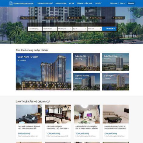 Thiết kế website trọn gói giá rẻ bất động sản 29