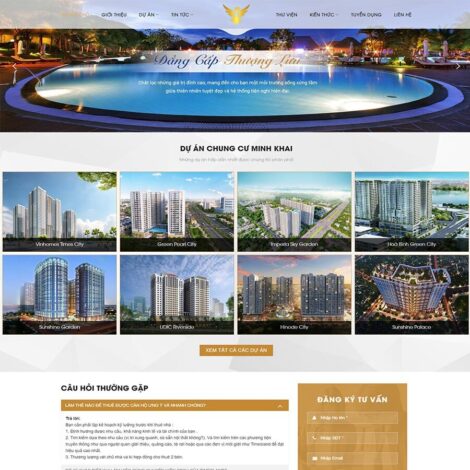 Thiết kế website trọn gói giá rẻ bất động sản 33