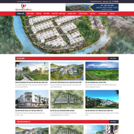 Thiết kế website trọn gói giá rẻ bất động sản 07