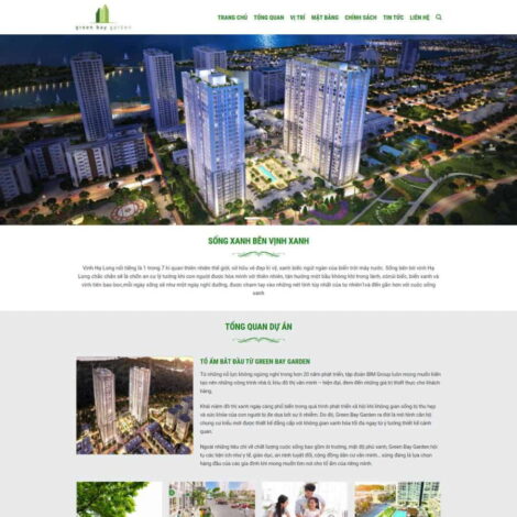 Thiết kế website trọn gói giá rẻ landing page bất động sản 09