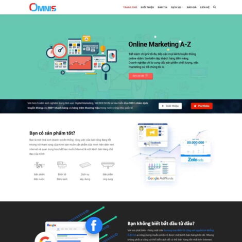 Thiết kế website trọn gói giá rẻ công ty thiết kế web, marketing online