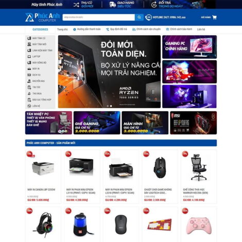 Thiết kế website trọn gói giá rẻ bán máy tính 04
