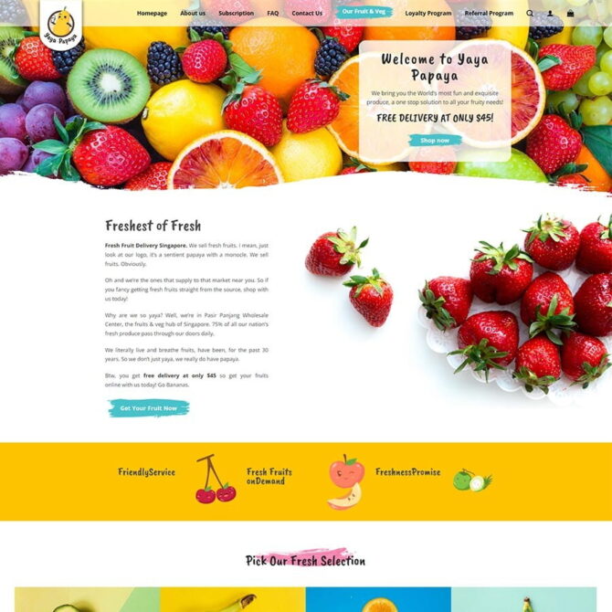 Thiết kế website trọn gói giá rẻ nông sản 04