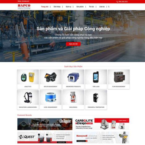 Thiết kế website trọn gói giá rẻ bán thiết bị điện tử 02