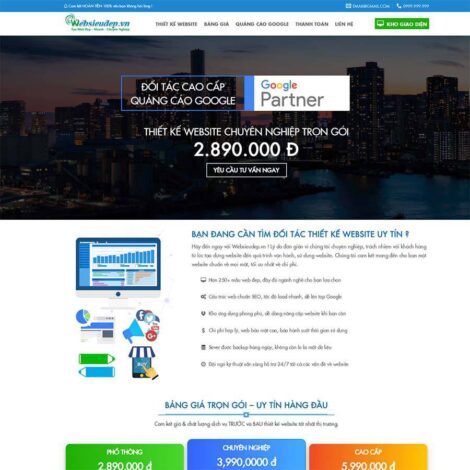 Thiết kế website trọn gói giá rẻ công ty thiết kế Website 02