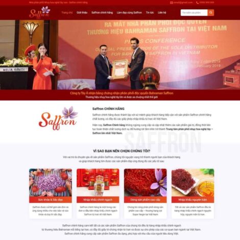 Thiết kế website trọn gói giá rẻ thực phẩm chức năng 06