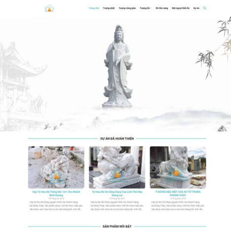 Thiết kế website trọn gói giá rẻ tượng phật, điêu khắc